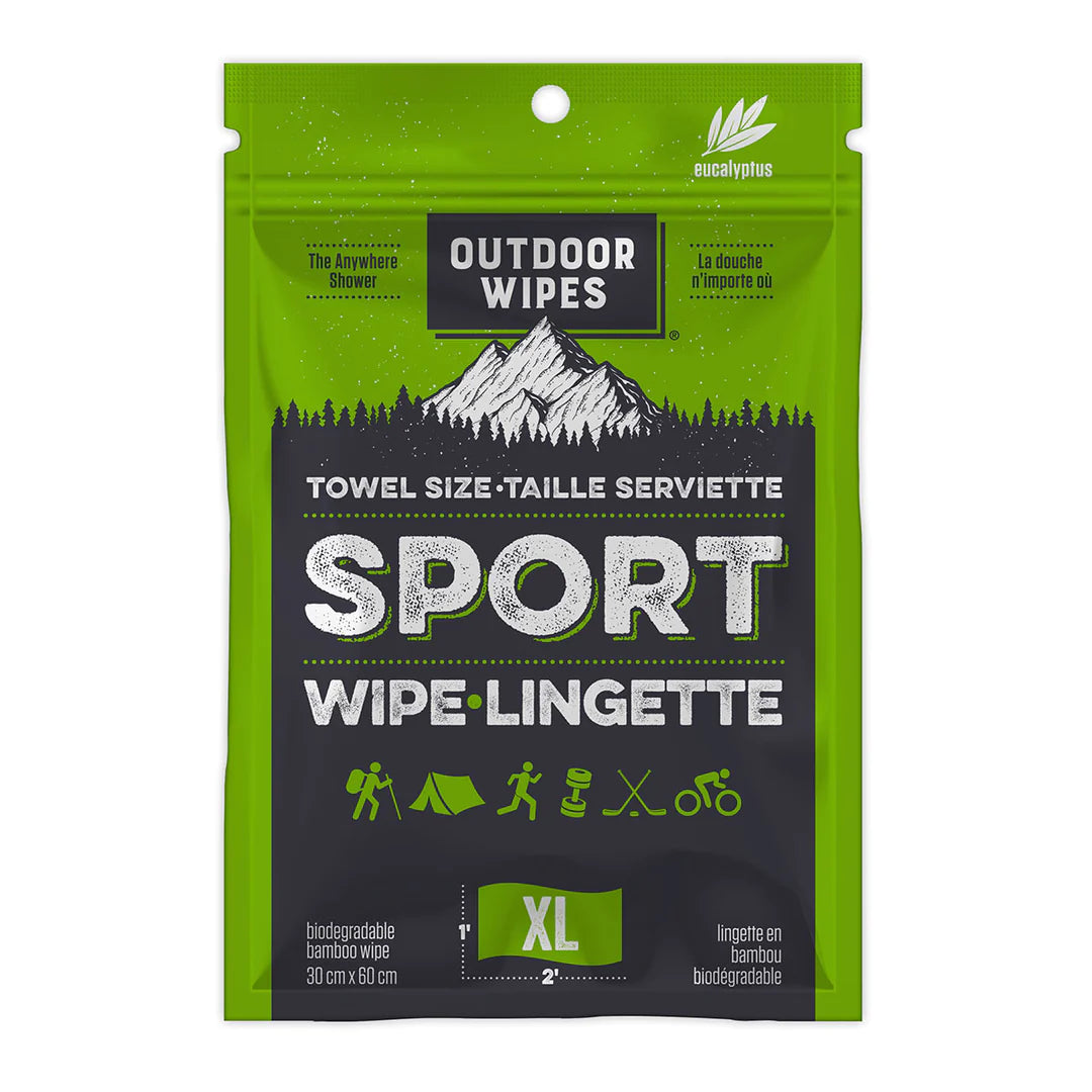 Premium Outdoor Wipes for Camping, Hiking & Travel - Biodegradable & Moisturizing - Perfect for Adventure, Sports & On-the-Go Hygiene