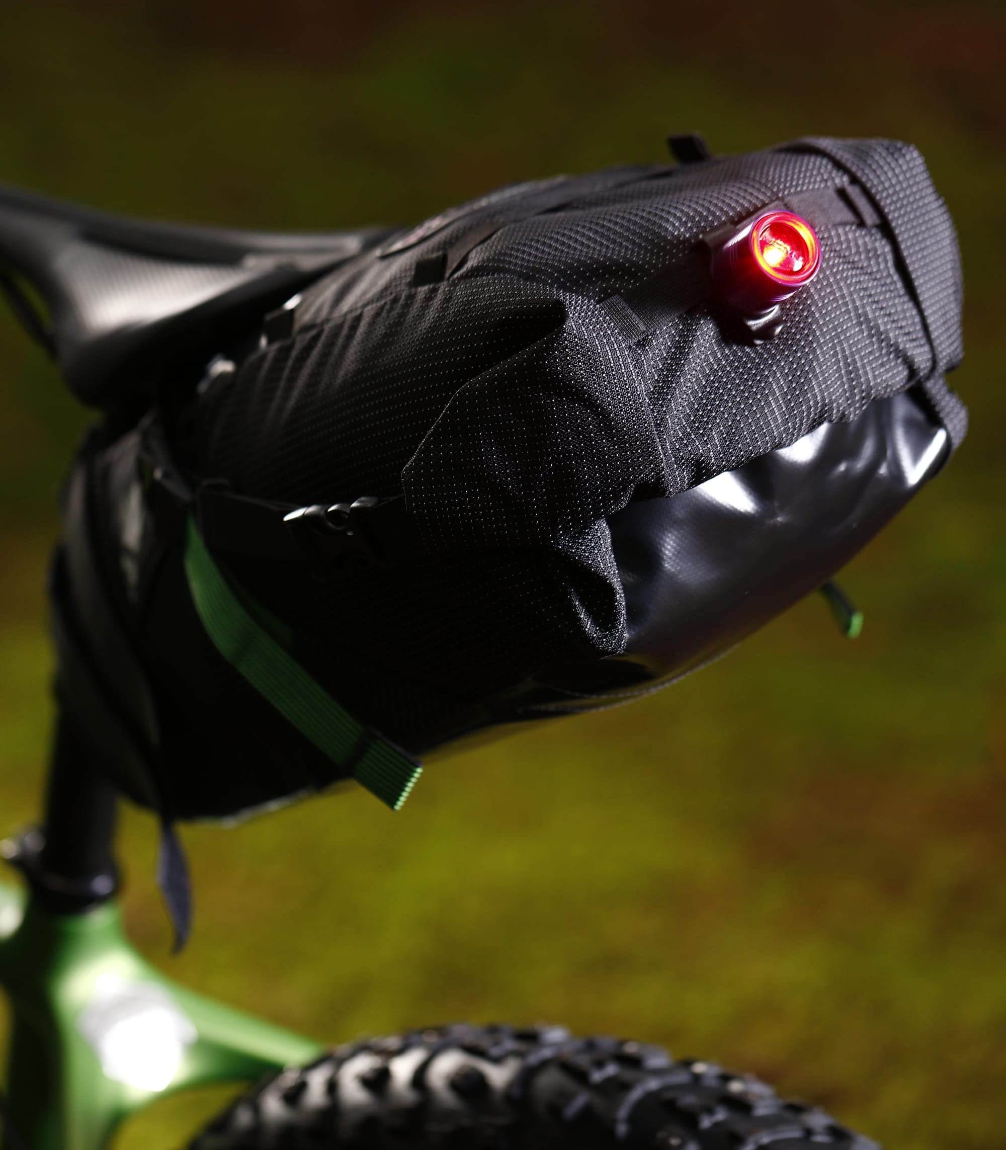 Cluster 13 Adventure Waterproof Bike Seat Bag - Durable Cycling Storage for Mountain & Gravel Bikes - Perfect for Outdoor Rides, Commuting & Bike Tours