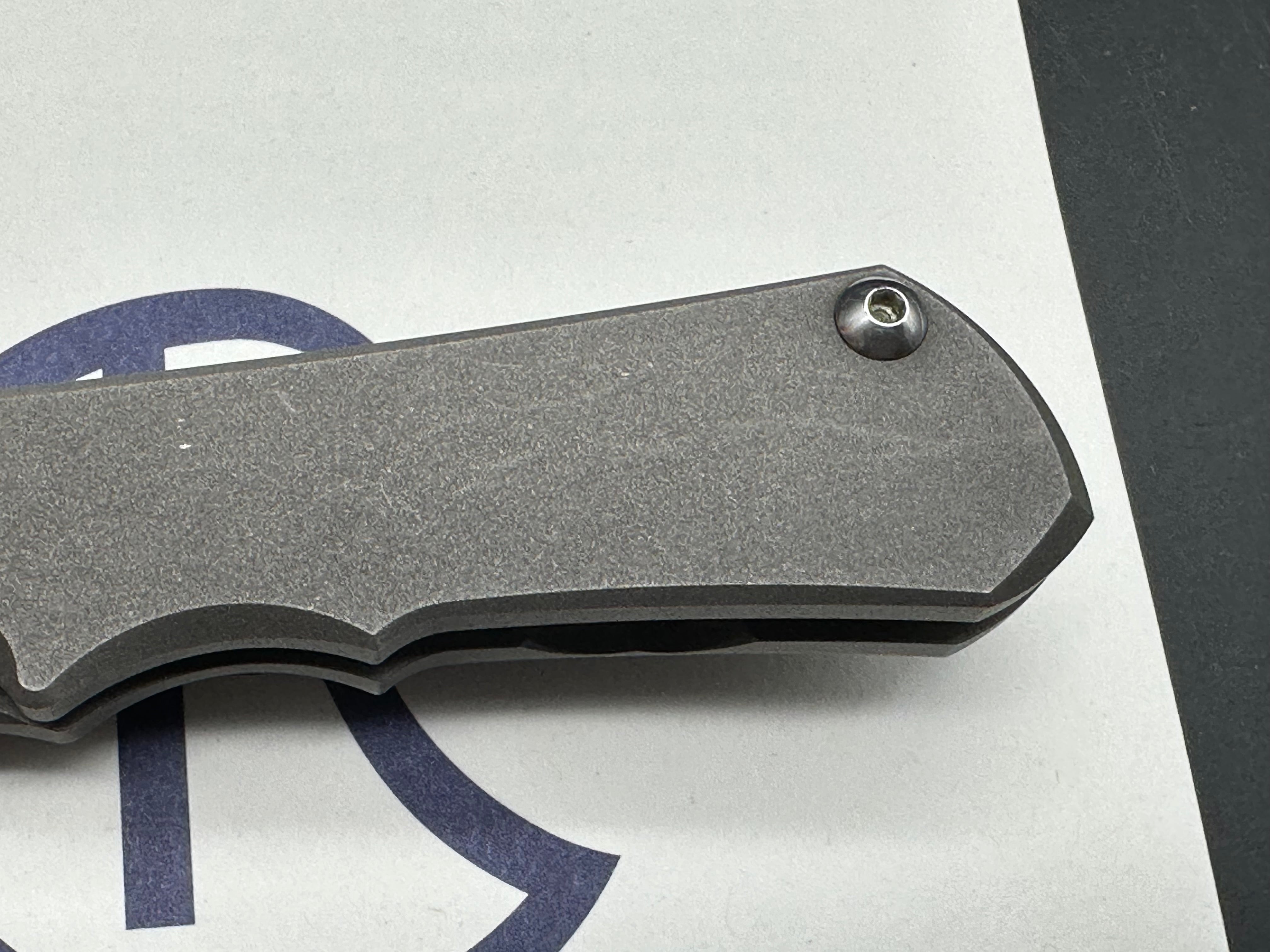 CRK Small Inkosi S35V Plain Jane Drop Point Folding Knife - EDC Pocket Knife for Outdoor, Camping & Everyday Carry