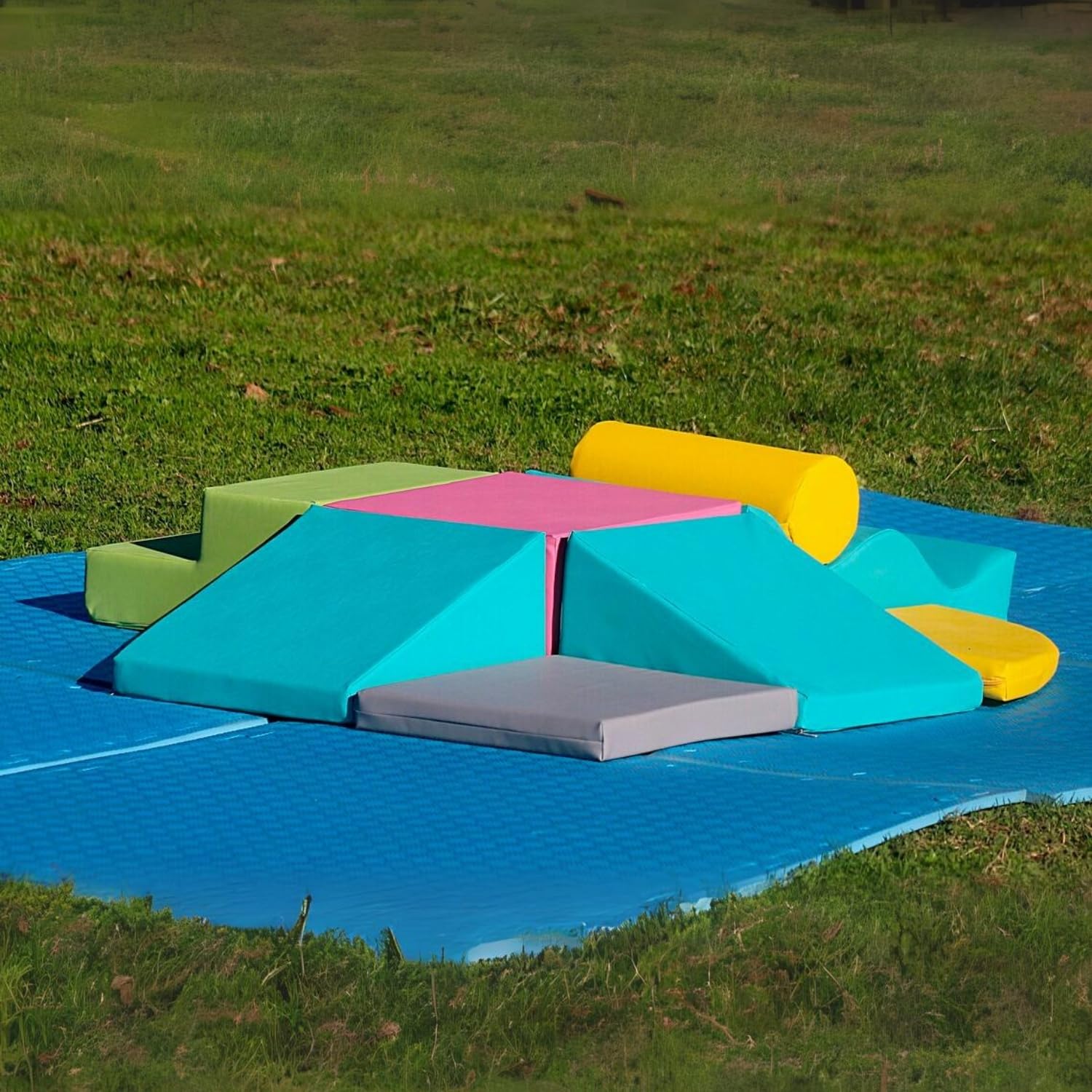 DreamSoftPlay Sensory Integration Blocks for Kids - Soft Climbing & Crawling Play Set for Pediatric Therapy & Indoor Playground - Perfect for Toddler Development & Sensory Play Activities