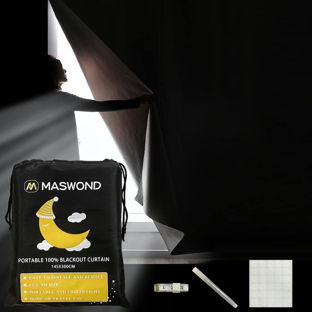 MASWOND Portable Blackout Curtain 118