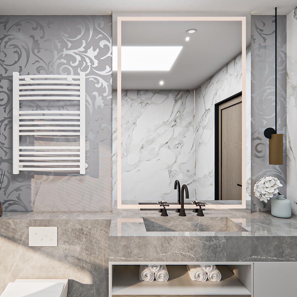 mamonhome 3D Modern Peel and Stick Wallpaper - 20.8