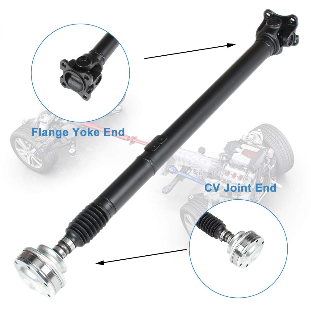 ECCPP Front Drive Shaft Prop Shaft Assembly Compatible with 2005-2006 Jeep Grand Cherokee & 2006 Jeep Commander - Perfect for Off-Roading & 4x4 Vehicle Repairs