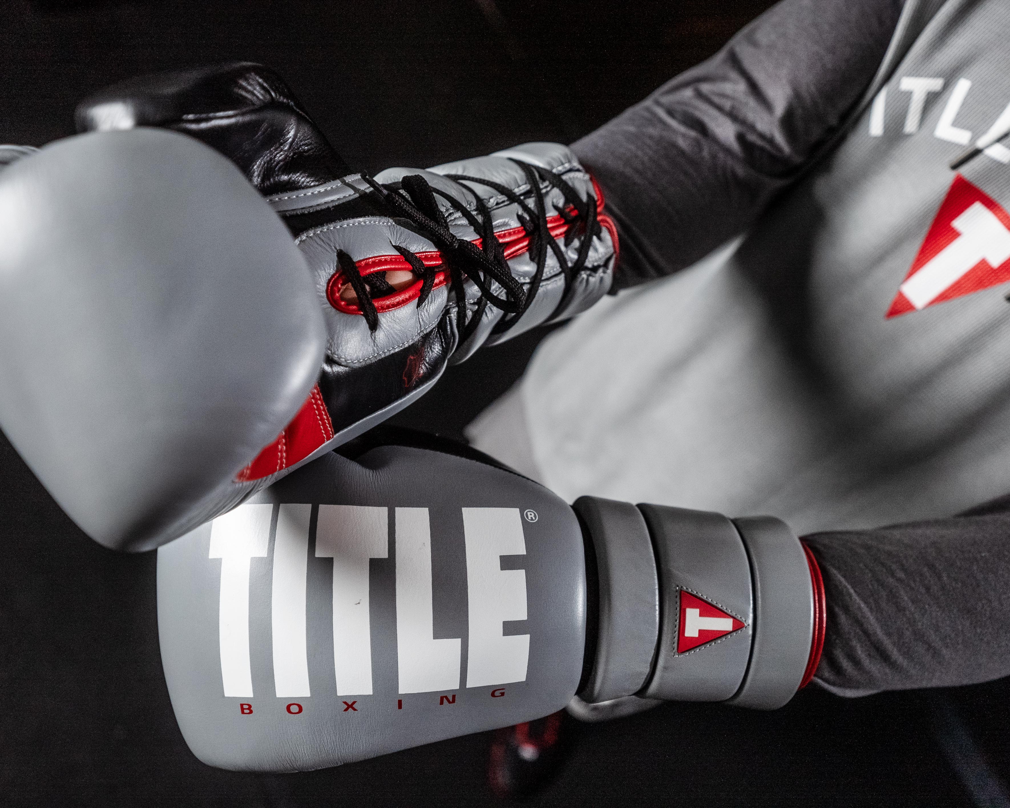 TITLE Boxing Leather Enforcer Pro Sparring Boxing Gloves - Premium Training Gloves for Boxing, MMA & Kickboxing - Perfect for Gym, Competition & Heavy Bag Workouts