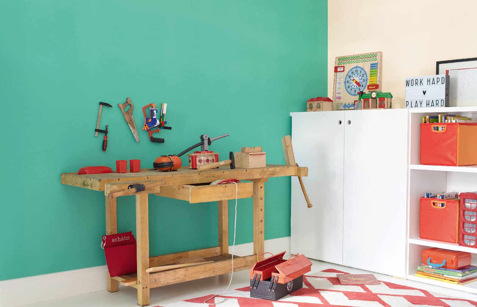 Vibrant Kids Room Paint - 2.5L Non-Toxic Wall Paint for Children's Bedrooms & Playrooms | Safe, Washable & Easy to Apply | Perfect for Nursery, Kids Bedroom & Play Area Decor
