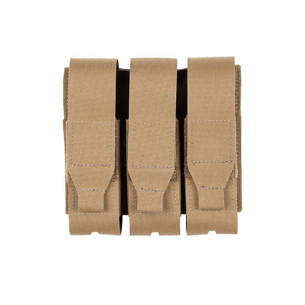 Crye Precision FB/40mm Triple Pouch - Tactical Molle Utility Pouch for Grenades, Smoke Bombs & Accessories - Perfect for Military, Airsoft & Outdoor Adventures