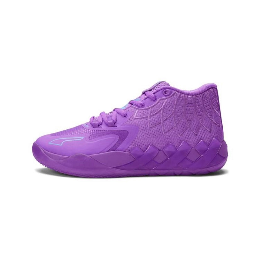PUMA MB1 LaMelo Ball Basketball Shoes - Purple Glimmer & Blue Atoll Colorway | High-Performance Sneakers for Men | Perfect for Streetwear & On-Court Play
