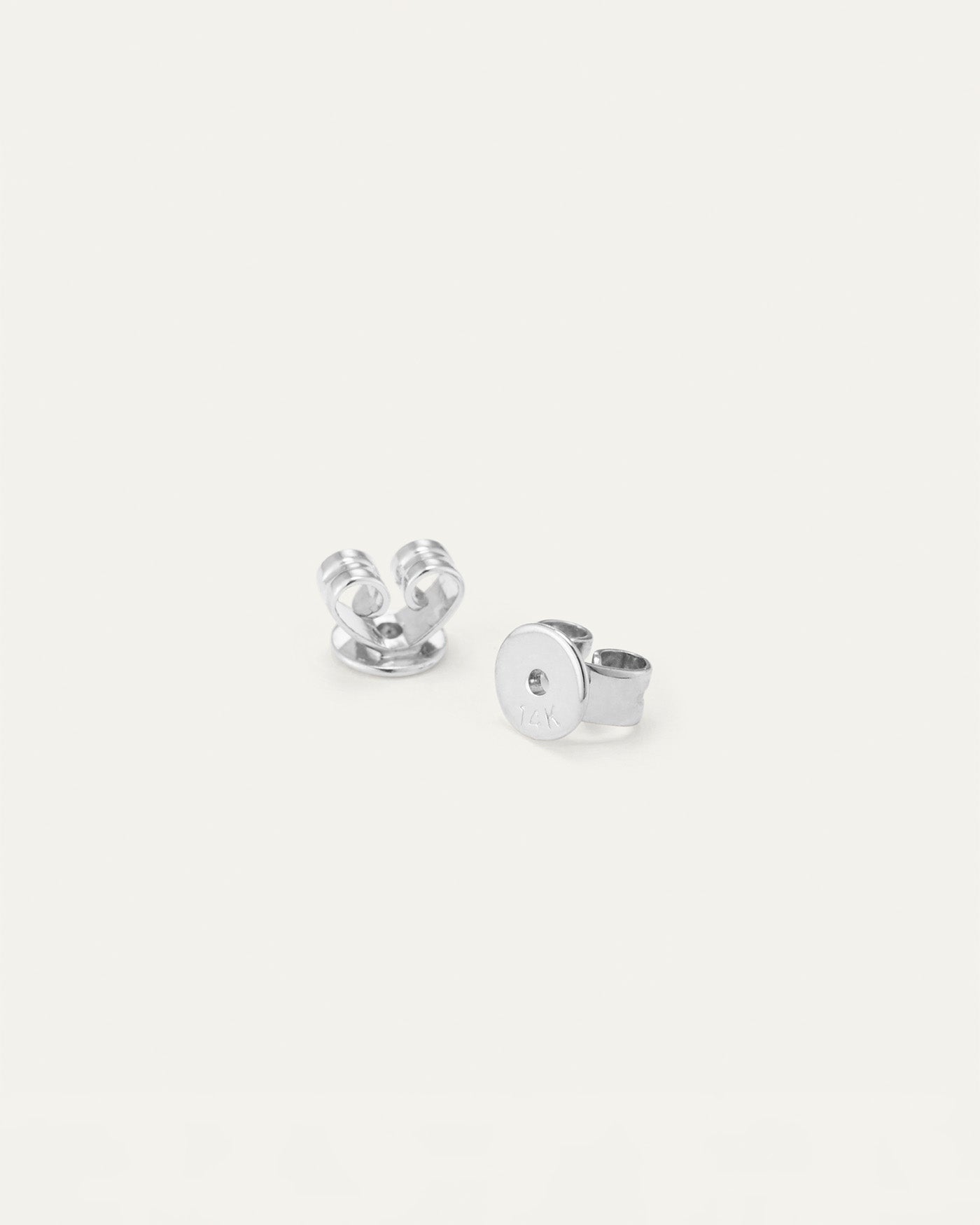 14K White Gold Bar Stud Earrings for Women - Minimalist Dainty Jewelry for Everyday Wear & Special Occasions
