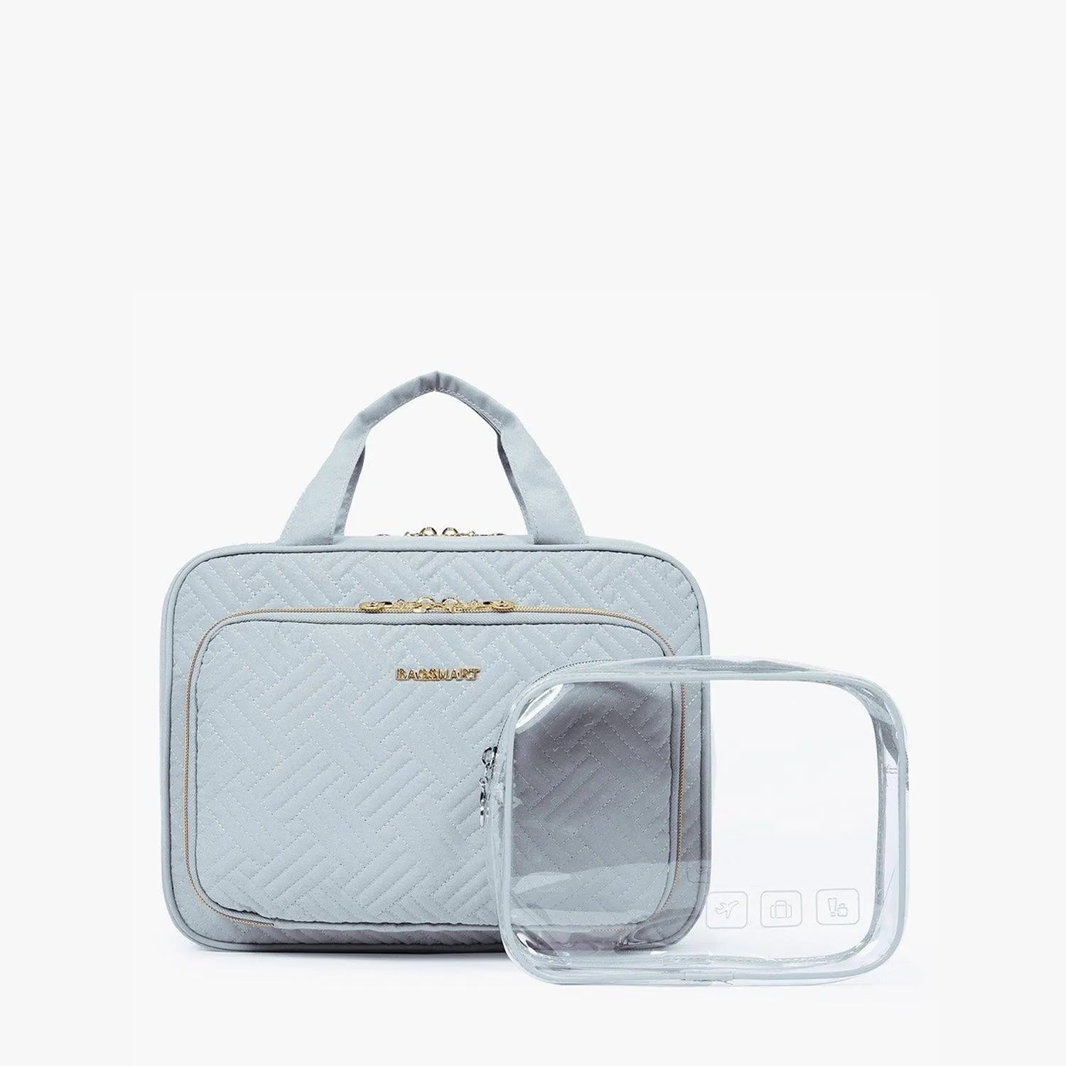 Space Saver Pro Hanging Toiletry Bag - Waterproof Travel Cosmetic Organizer for Bathroom, Camping & Gym - Compact Hanging Toiletry Case with Multiple Pockets