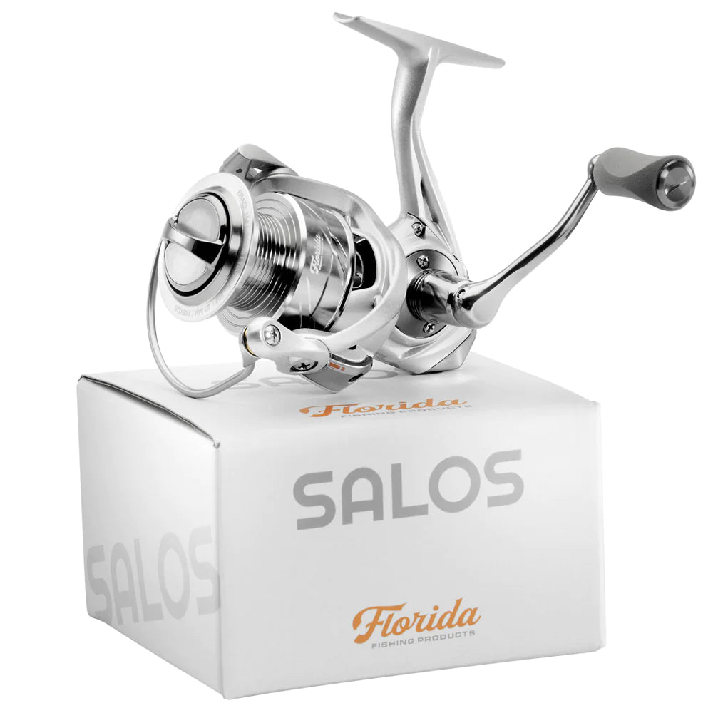 Florida Fishing Products SALOS Spinning Reel - Lightweight Saltwater Fishing Reel with Smooth Drag System for Surf, Pier & Offshore Fishing