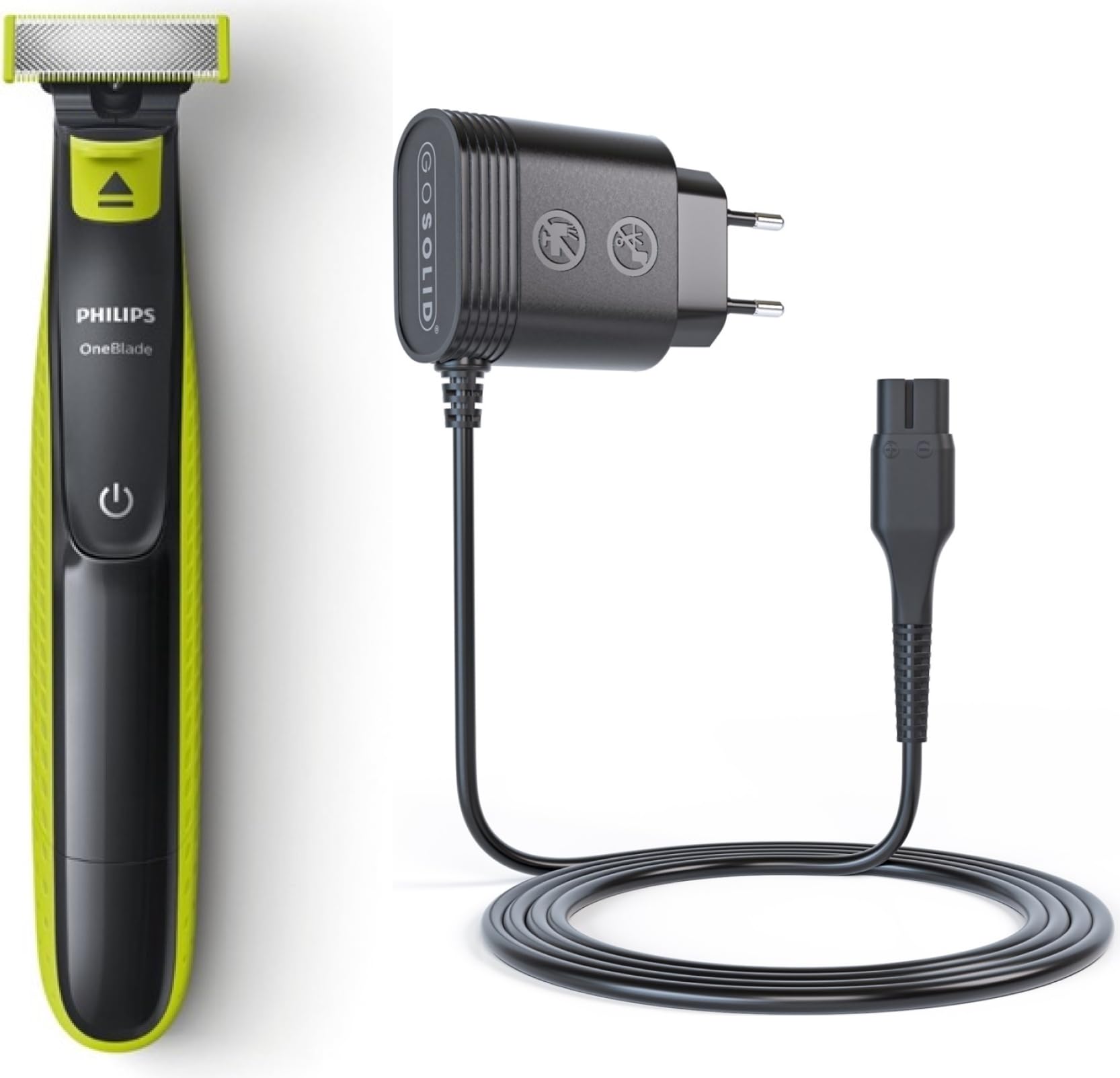 Philips One Blade Replacement Adapter A00390 - Compatible with QP2520/90, QP2520/70, QP2520/72 Trimmer Models - Perfect for Travel, Grooming & Beard Trimming