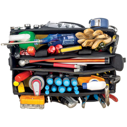 17 Inch Tech Tool Tote with Storage Cases - Durable Organizer for Electricians & DIY Projects - Perfect for Work, Home & On-the-Go Repairs