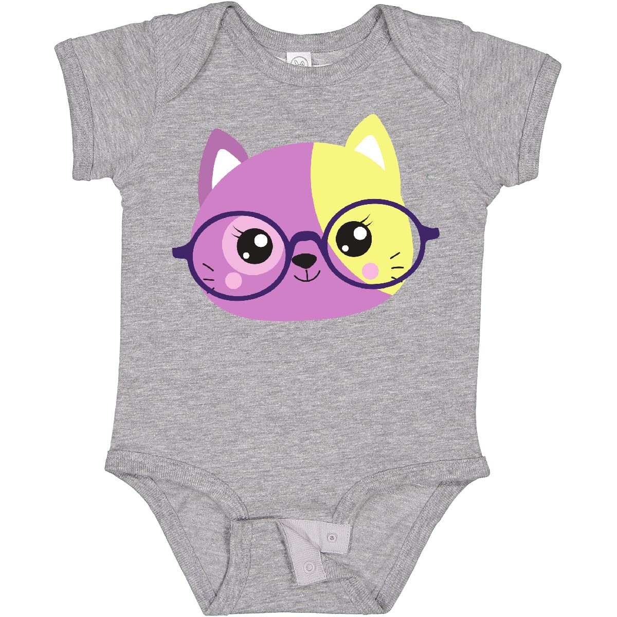 Hipster Cat Bodysuit - Kitten with Glasses for Baby Outfits