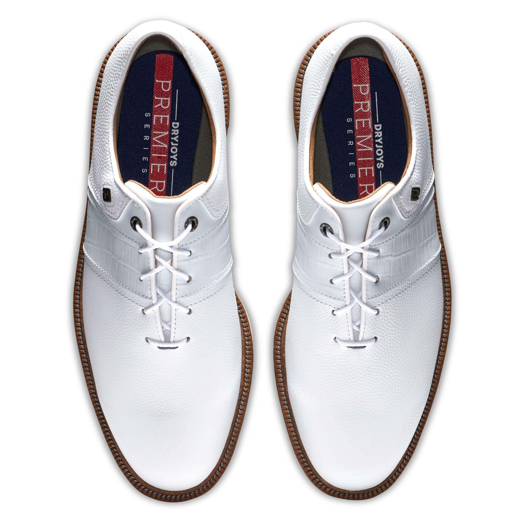 FootJoy Men's Premiere Series Packard Golf Shoes - Waterproof Spiked Golf Shoes for Men with Superior Comfort & Traction | Perfect for Professional Golfers & Weekend Players on the Course