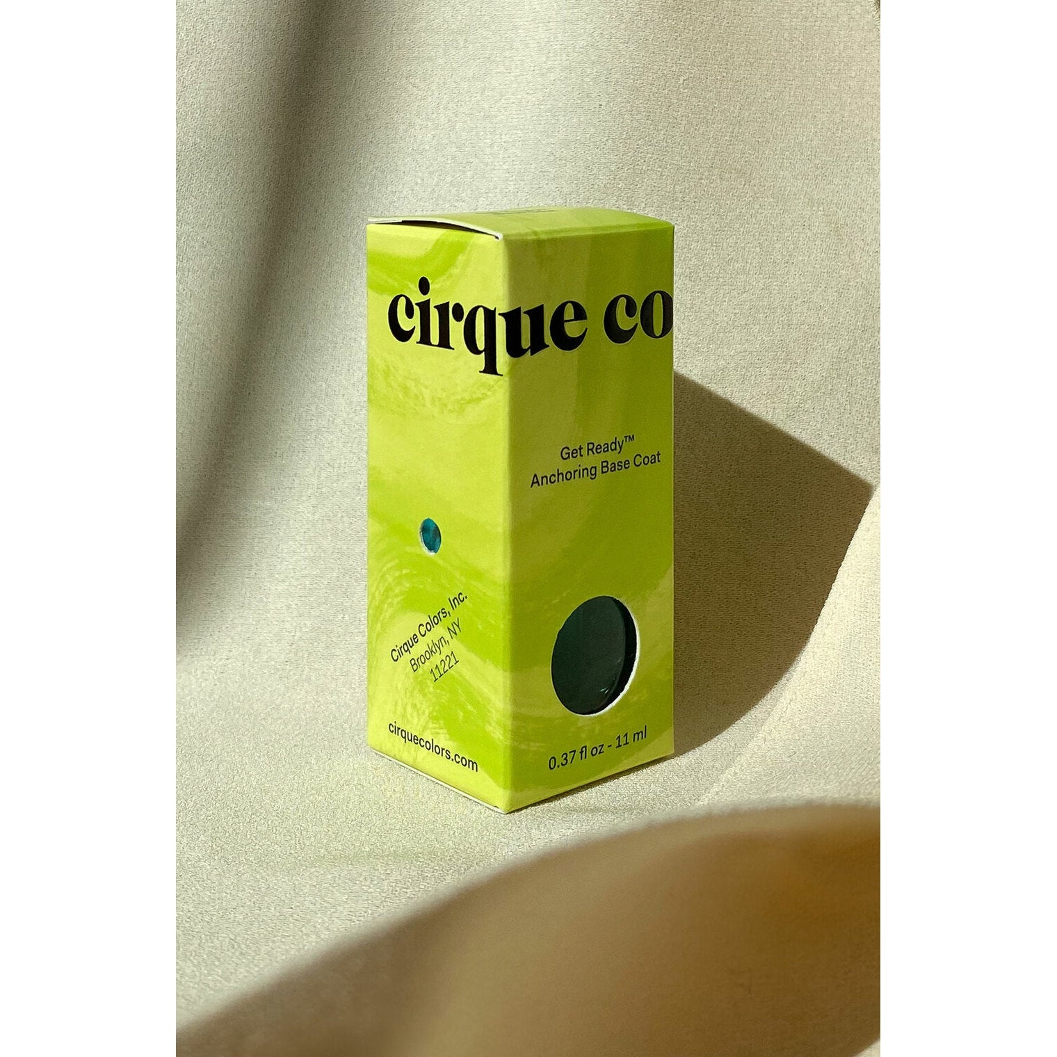 Cirque Colors Get Ready Base Coat - 0.37 oz Nail Polish for Long-Lasting Manicures | Perfect for Gel-Like Shine & Nail Protection | Ideal for Home Salon & Professional Nail Artists