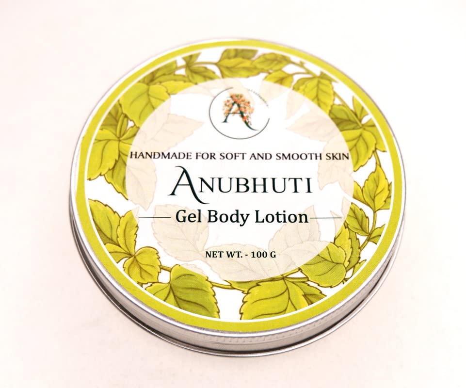 Anubhuti Hydrating Gel Body Lotion for Dry Skin - 100gm Moisturizing Pack with Aloe Vera & Vitamin E | Perfect for Daily Body Care, Post-Shower Hydration & Spa Treatments