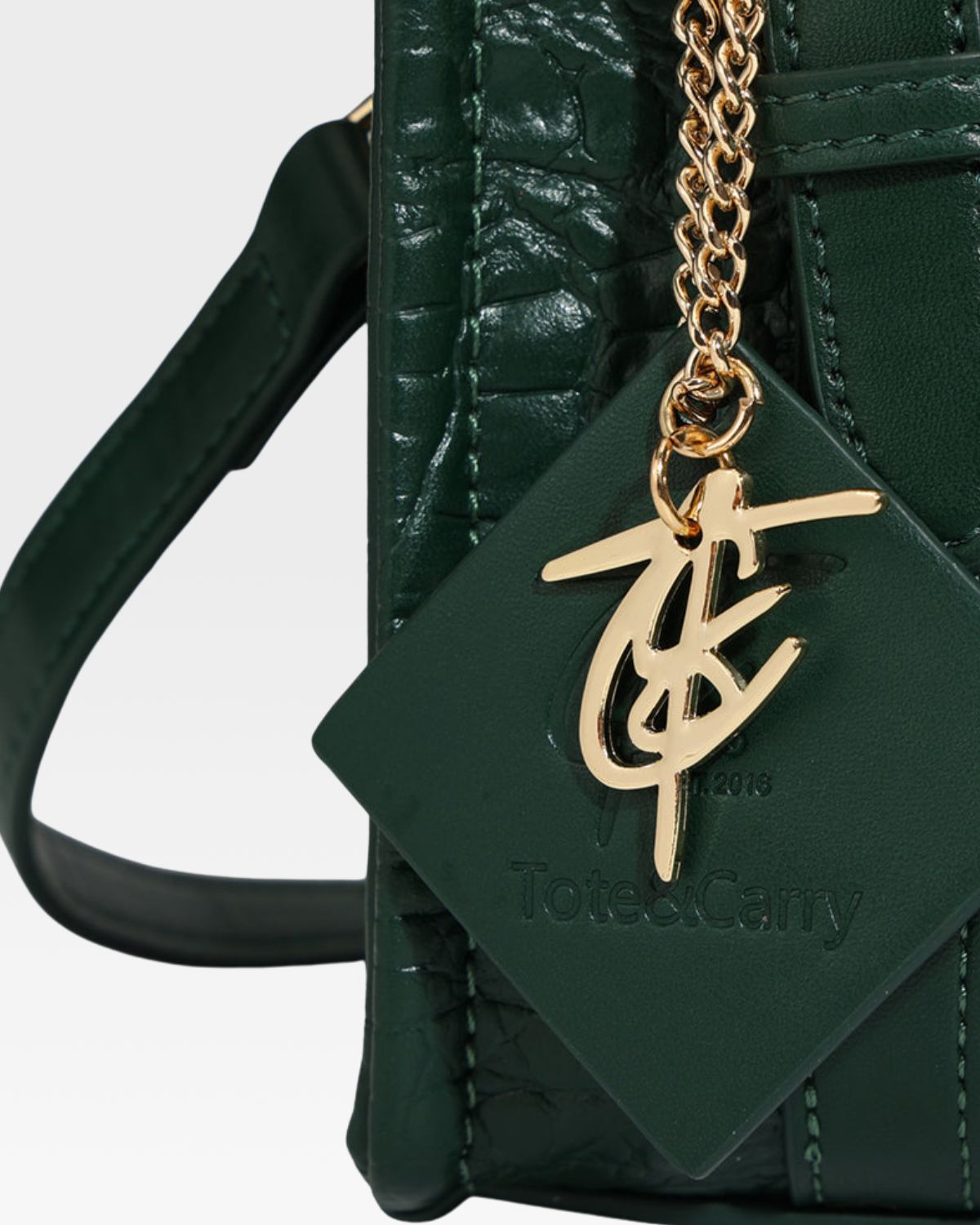 Apollo 2 Mini Tote Bag - Emerald Green Eco-Friendly Crossbody Purse for Women | Perfect for Work, Travel & Everyday Use