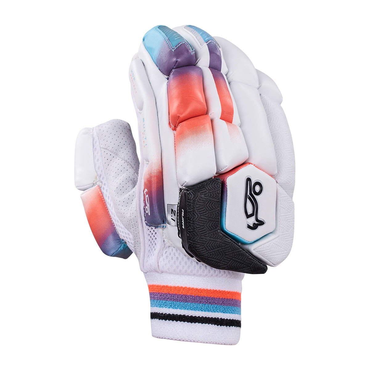 Kookaburra Aura 2.1 Cricket Batting Gloves - Premium Leather Cricket Gloves for Men & Women - 2024 Latest Model - Perfect for Practice, Training & Competitive Matches