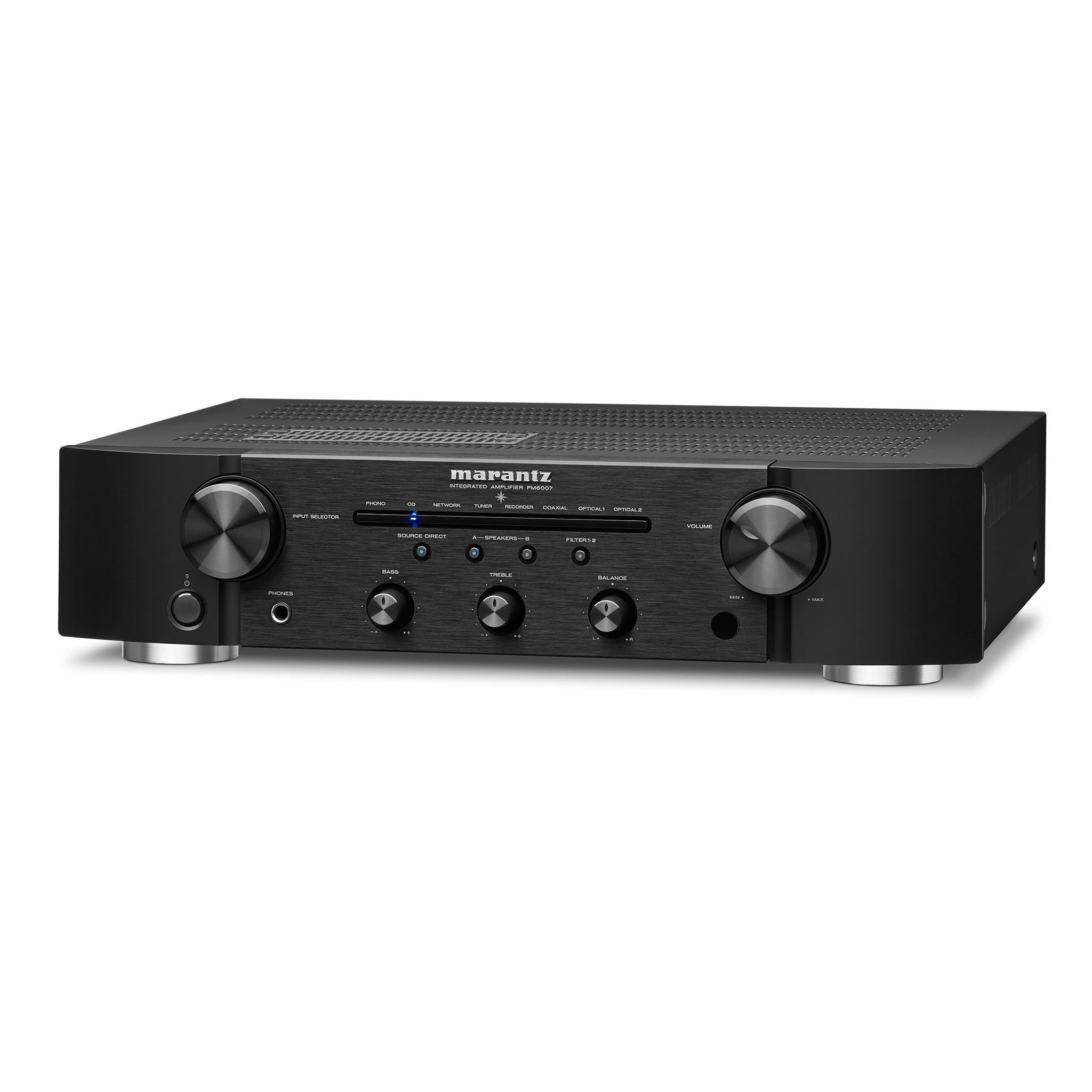 Marantz PM6007 Integrated Stereo Amplifier with Built-in DAC - High Fidelity Audio for Home Theater & Music Listening