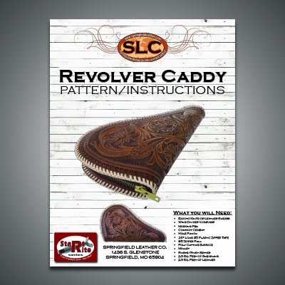 Original Gun Caddy Patterns for Revolvers - Premium Leather Holster & Firearm Accessories by Springfield Leather Co. | Perfect for Range Days, Hunting Trips & Gun Storage
