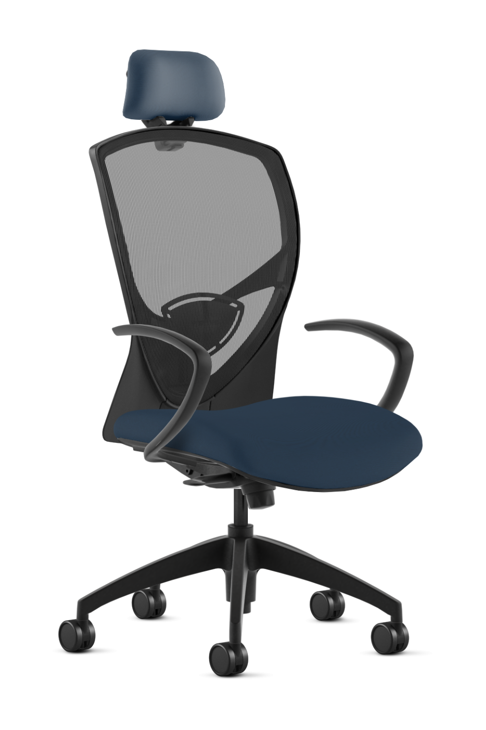 9 to 5 Theory 2180 High Back Ergonomic Office Chair with Adjustable Headrest & Seat Slider - Comfortable Task Chair for Long Hours Computer Work, Home Office & Gaming Setup