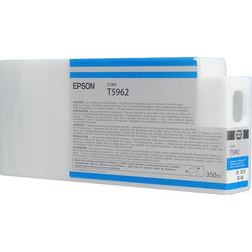 Epson T596200 Ultrachrome HDR Ink 350ml Cyan - Compatible with Epson 7900/7890/9890/9900 Printers - High-Quality Photo & Fine Art Printing Ink for Professional Results