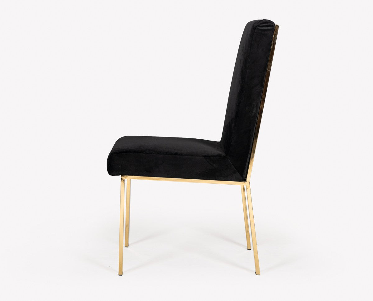 Rebecca Modern Dining Chairs Set of 2 - Mid Century Upholstered Side Chairs for Kitchen, Dining Room & Office - Comfortable & Stylish Seating Solution