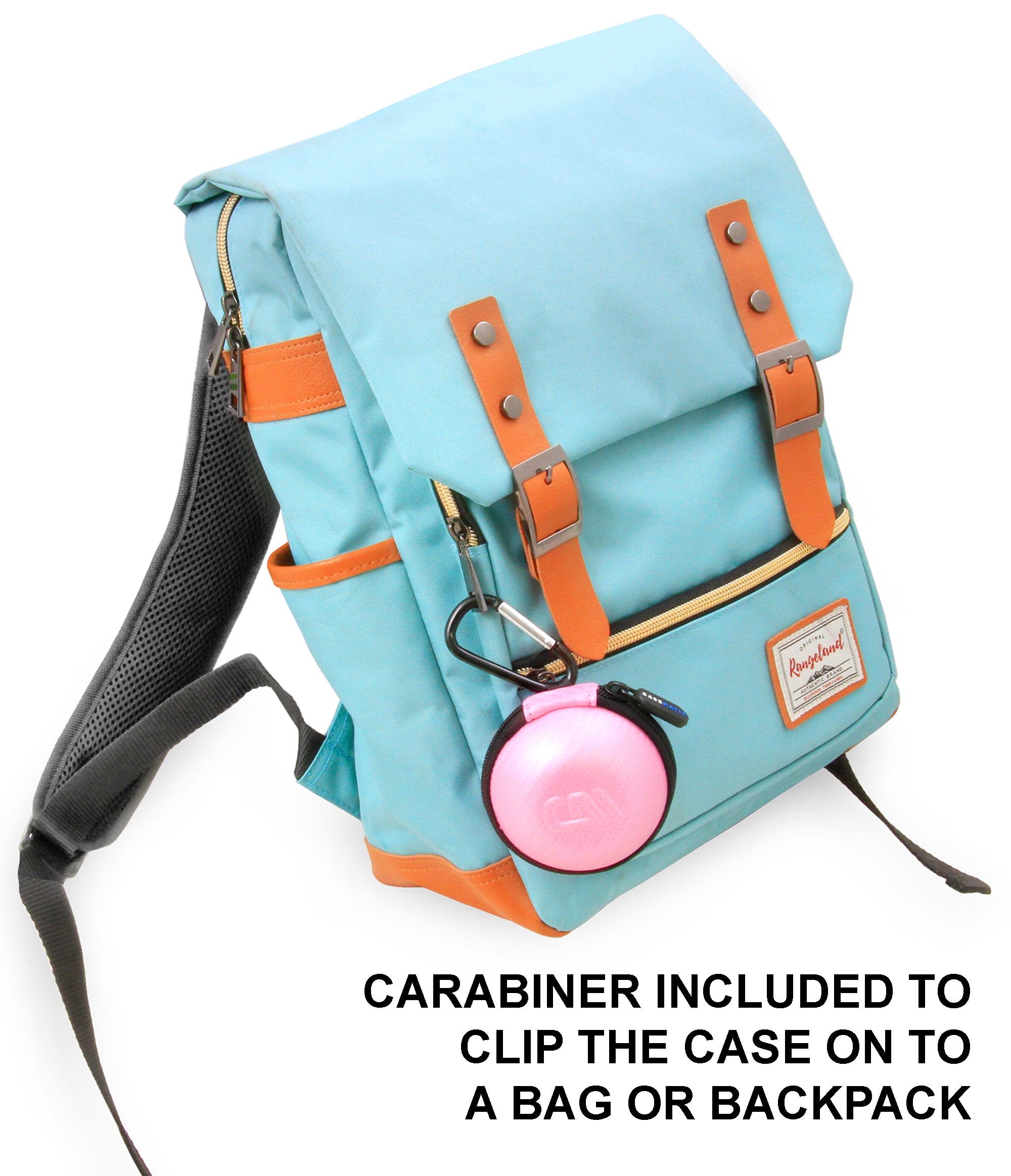 CASEMATIX Blue Protective Carry Case for Sphero Specdrum Music Rings - Compatible with App-Enabled Color Rings & USB Charging Cable (Case Only) - Perfect for Travel, Storage & Music Creation
