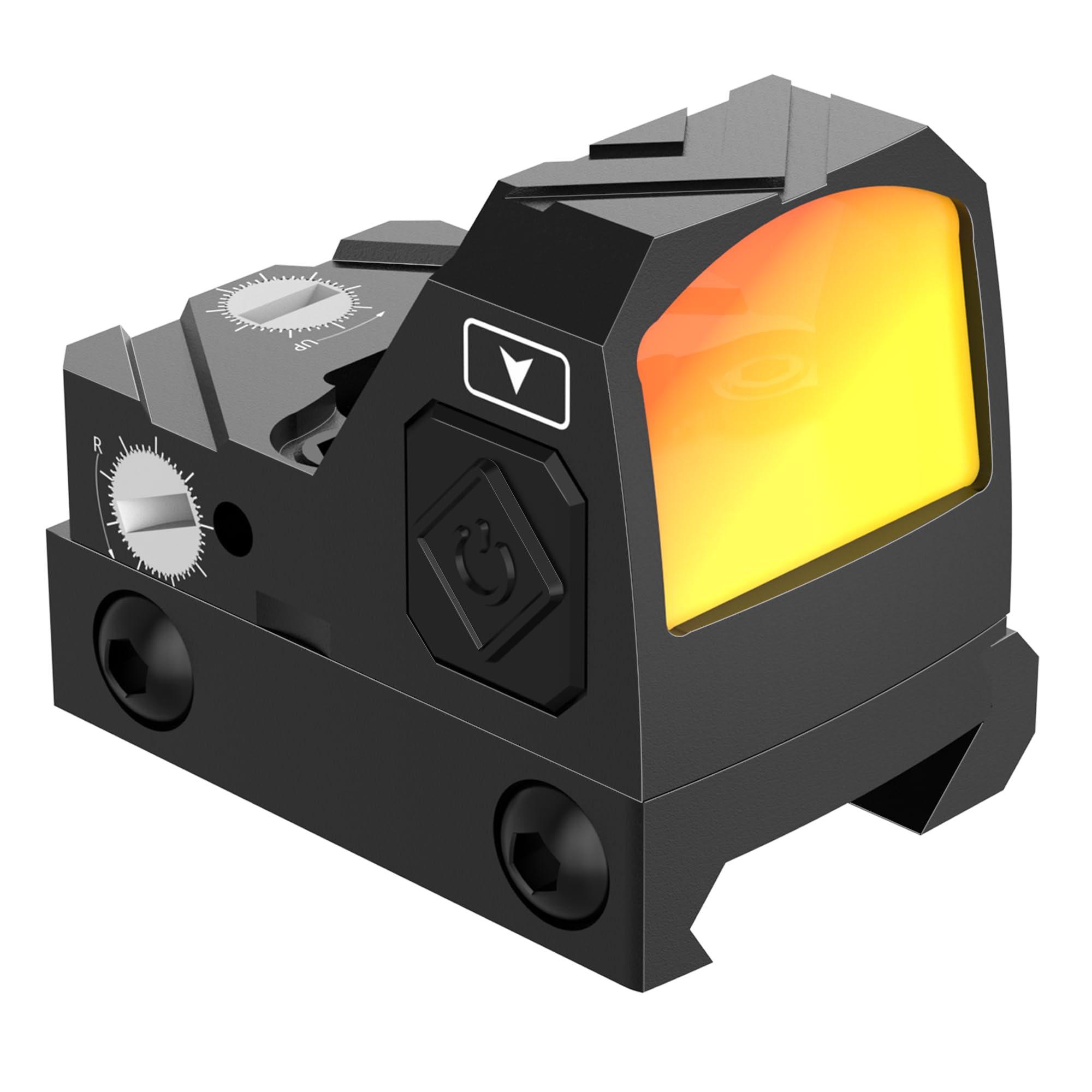 Tactical RMR Red Dot Sight with Shake Awake | 2MOA Mini Reflex Sight | 12 Brightness Levels | Compatible with Pistols, Handguns & Rifles | Fits 20mm Picatinny/Weaver Rails | Ideal for Hunting, Target Shooting & Home Defense