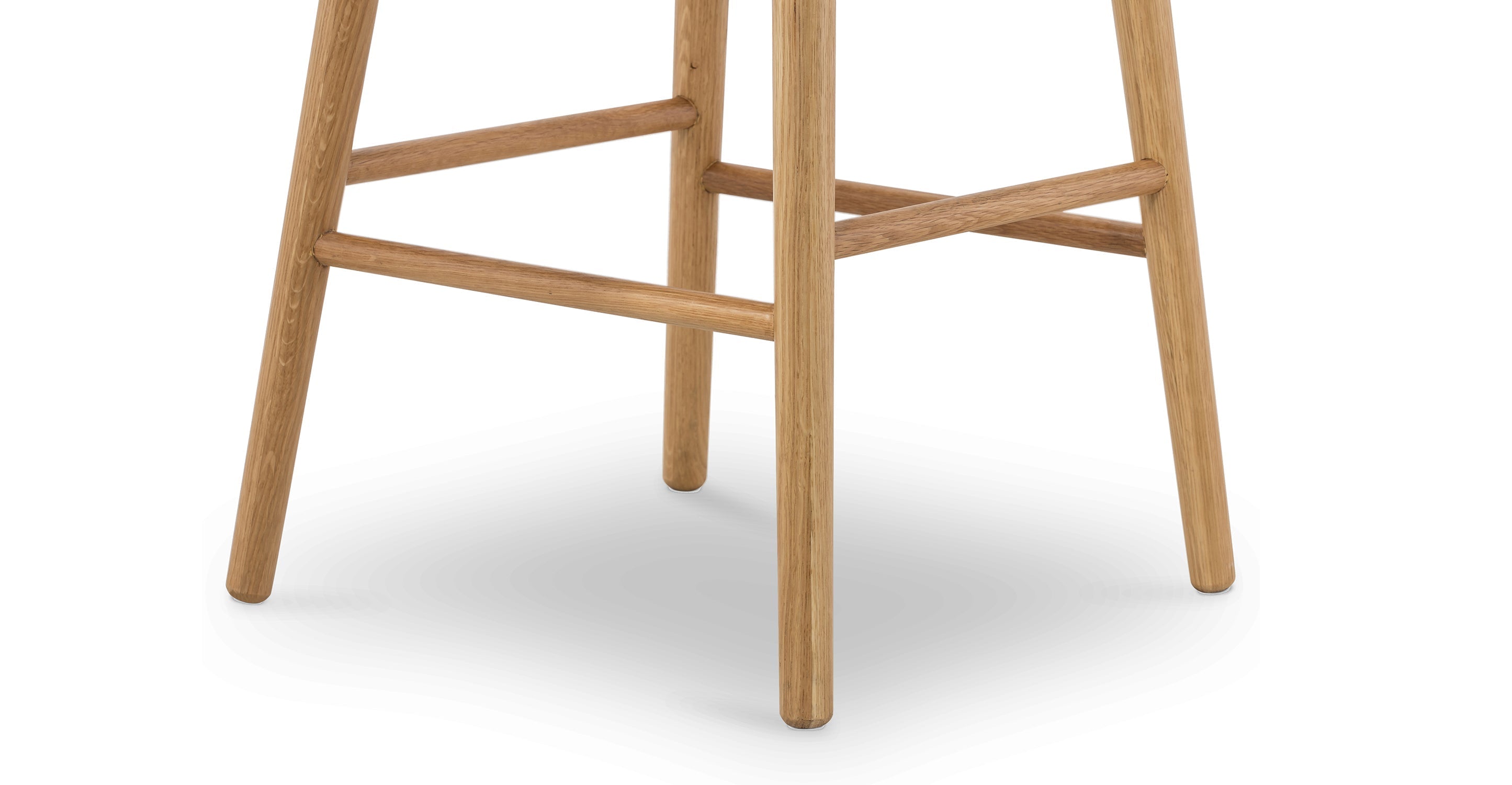 Notello Leather Counter Stool - Modern Bar Stool with Adjustable Height, PU Leather Seat & Metal Base - Perfect for Kitchen Island, Breakfast Bar & Home Decor