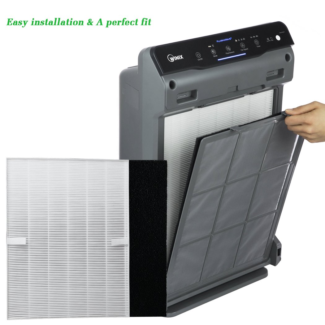 5500-2 Air Purifier Replacement Filter - HEPA & Activated Carbon Combo (1 Pack) - Compatible with 116130 Model - Perfect for Home, Office & Allergy Relief