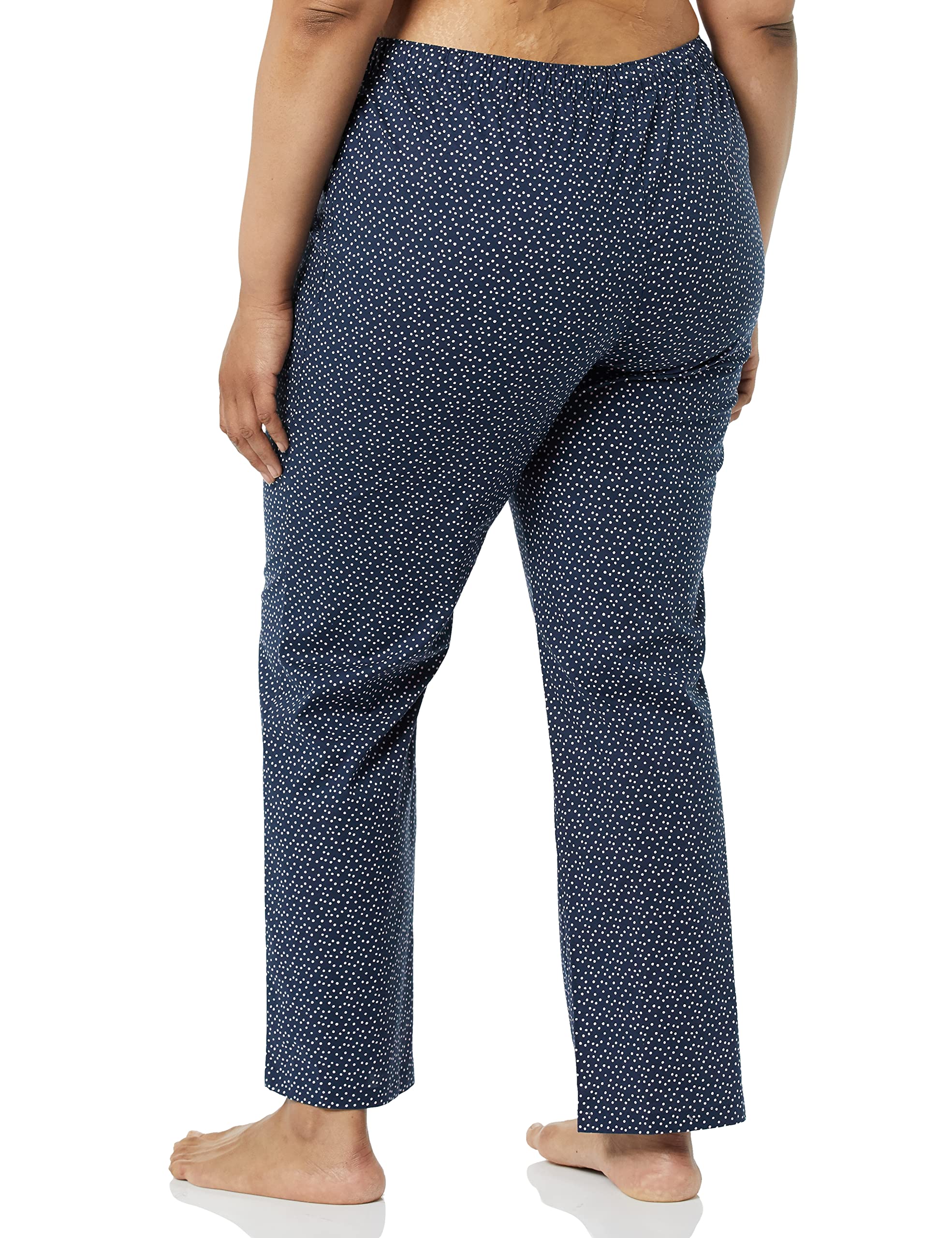 Amazon Essentials Women's Poplin Sleep Pants - Soft & Breathable Lounge Pajama Bottoms for Relaxing at Home, Travel & Comfortable Nightwear