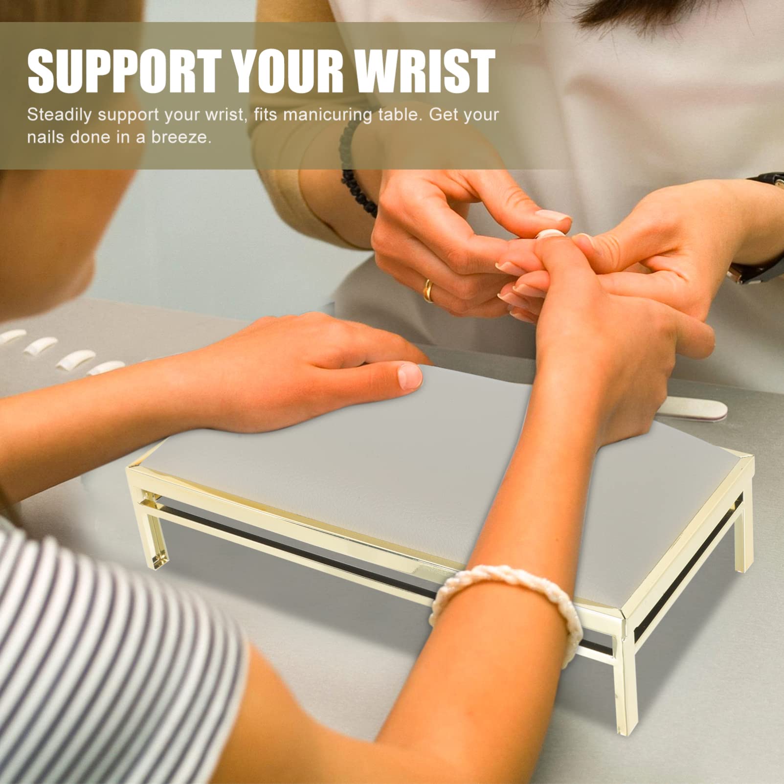 Nail Art Hand Pillow for Acrylic Nails - Comfortable Arm Rest for Nail Salon & Home Use