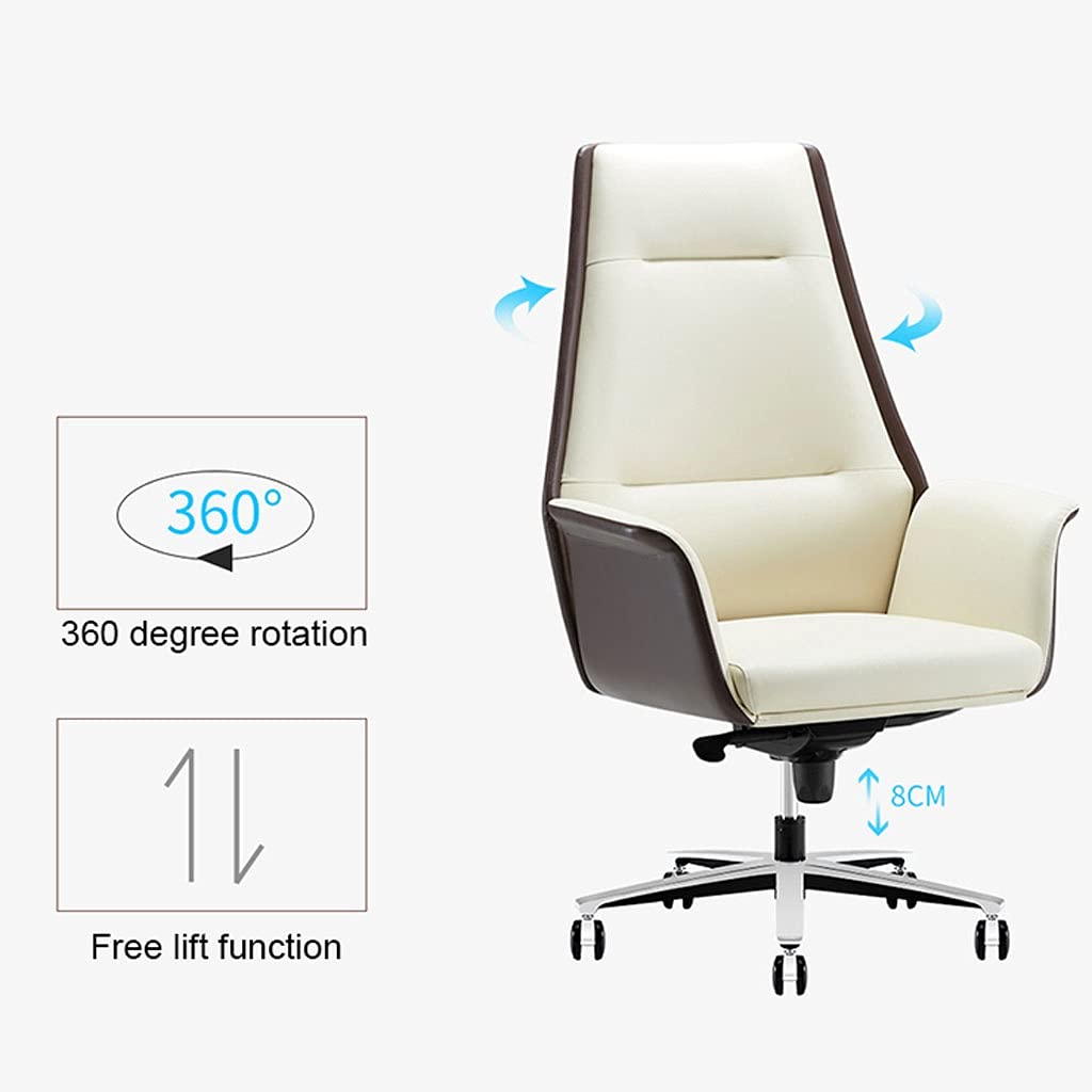 Premium Ergonomic Office Chair with Adjustable Backrest & Armrests - 360° Swivel & Height Adjustable Computer Desk Chair for Home & Professional Workspaces - Ideal for Long Hours of Comfortable Sitting in Office, Gaming, or Remote Work Setup