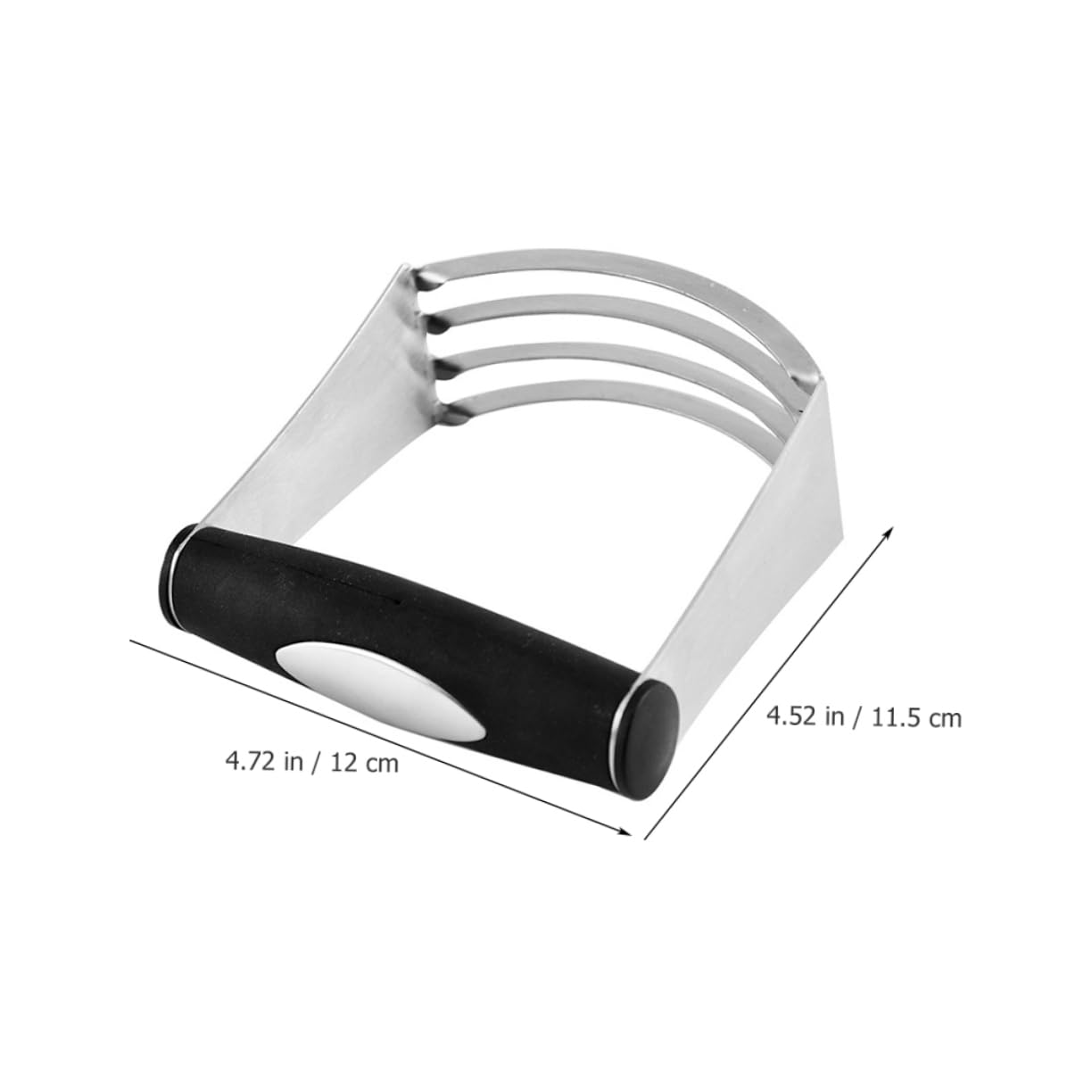 Stainless Steel Pastry Dough Blender - Handheld Baking Tool for Mixing Flour & Dough