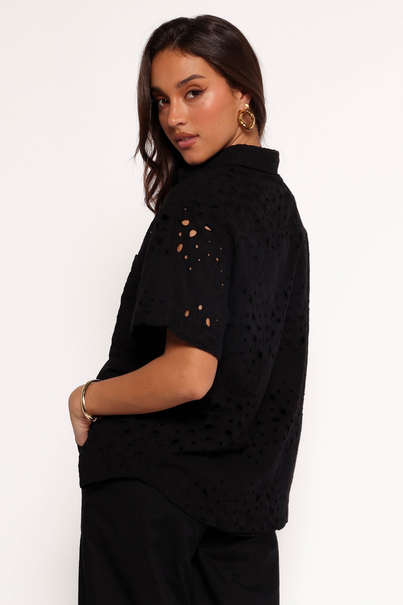 Kamala Shirt for Women - Stylish Black Blouse for Casual & Office Wear | Comfortable & Trendy Top for Everyday Outfits