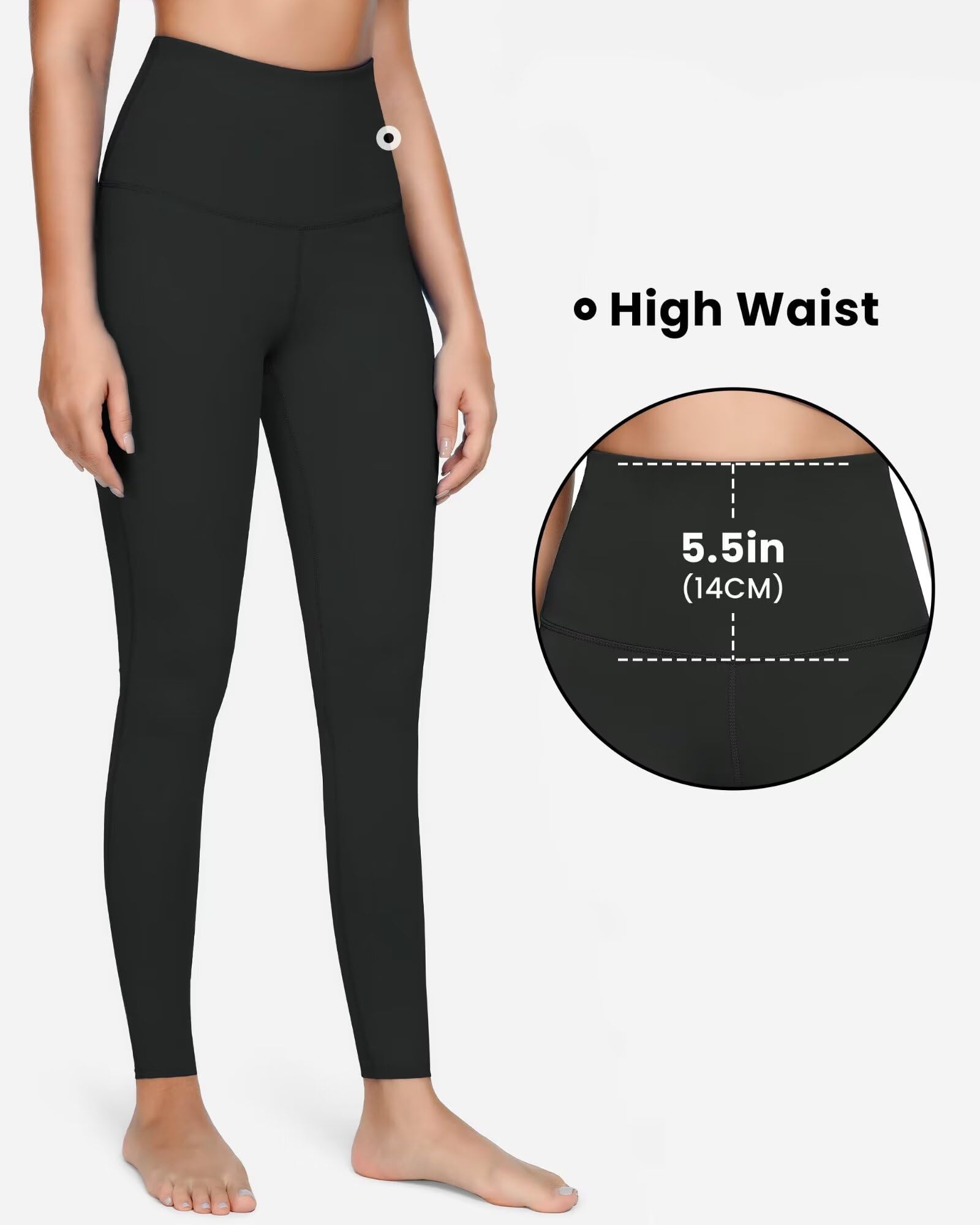 QUEENIEKE High Waisted Yoga Pants for Women - Tummy Control Workout Leggings for Gym, Running, Fitness & Lounge | Comfortable & Stretchy Activewear for Yoga, Pilates & Everyday Wear