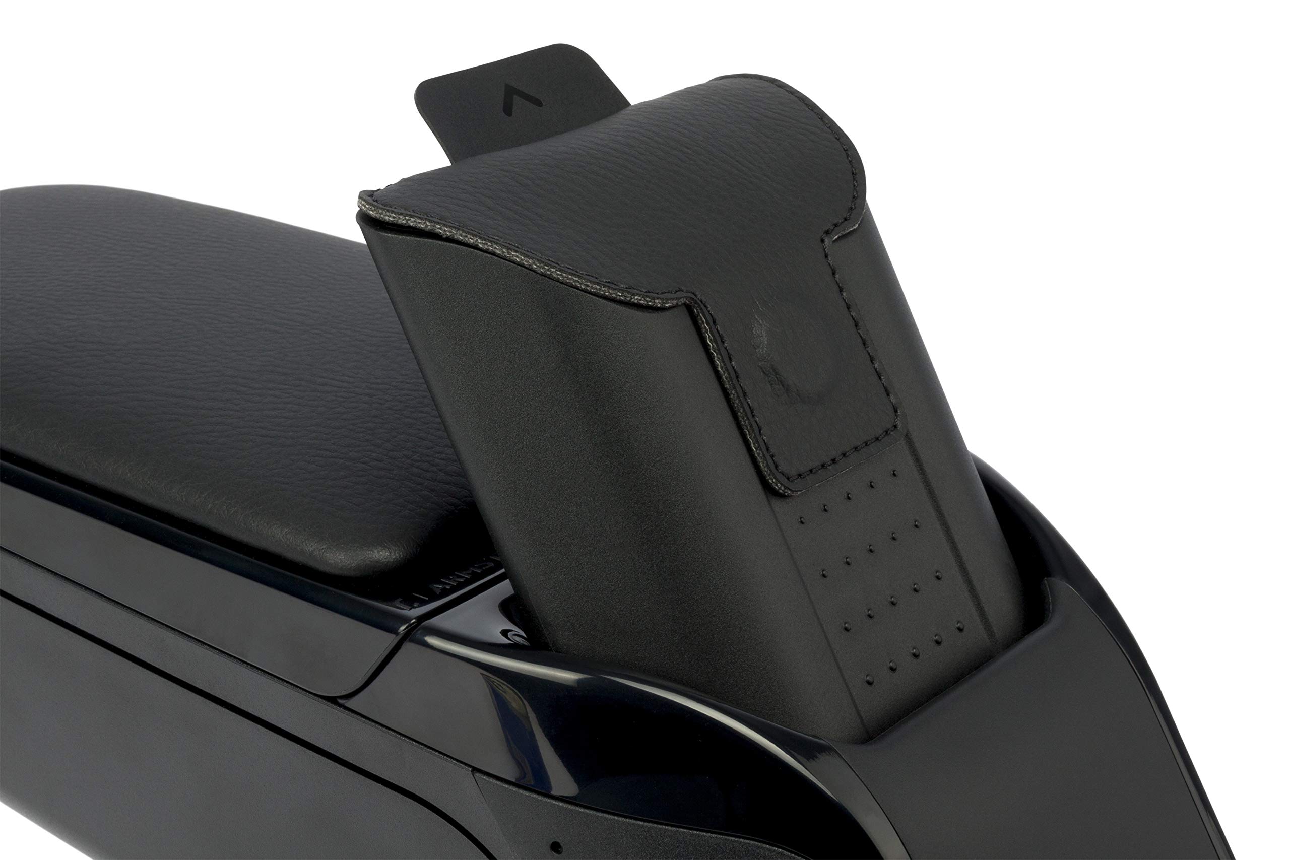 Dacia Lodgy (2018-) Black Foldable Armrest with Storage Compartment - 2 Pack Car Accessories for Comfort & Organization - Perfect for Road Trips & Long Drives