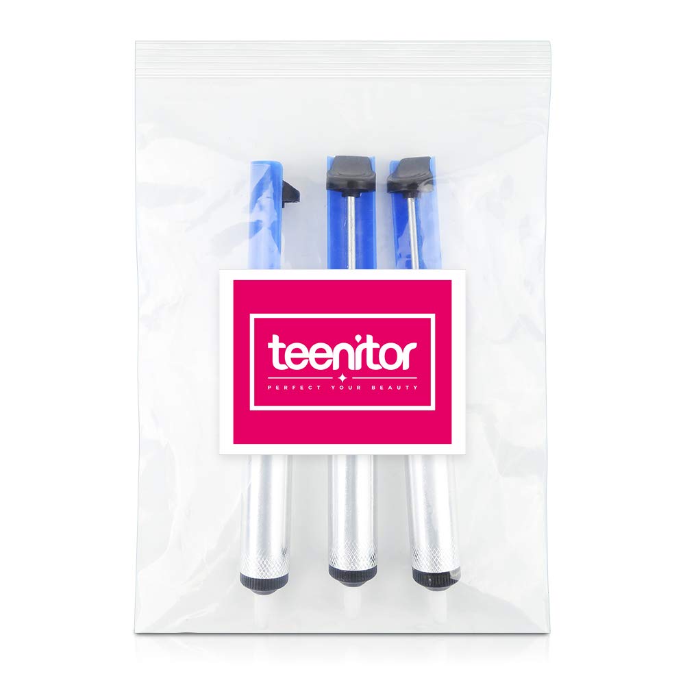 Teenitor Desoldering Pump - 3pcs Solder Sucker Vacuum Tool Kit for Electronics Repair, PCB Work, and DIY Soldering Projects | Efficient Solder Removal for Circuit Boards, Wires, and Components