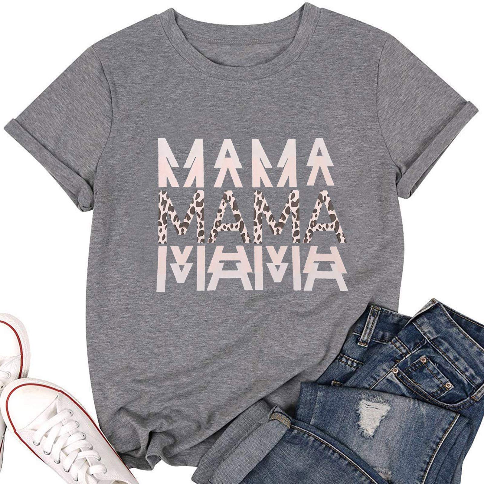 Women's Casual Short Sleeve Graphic T-Shirts - Letter Print Cotton Tees for Everyday Wear | Perfect for Outfits, Street Style & Weekend Looks