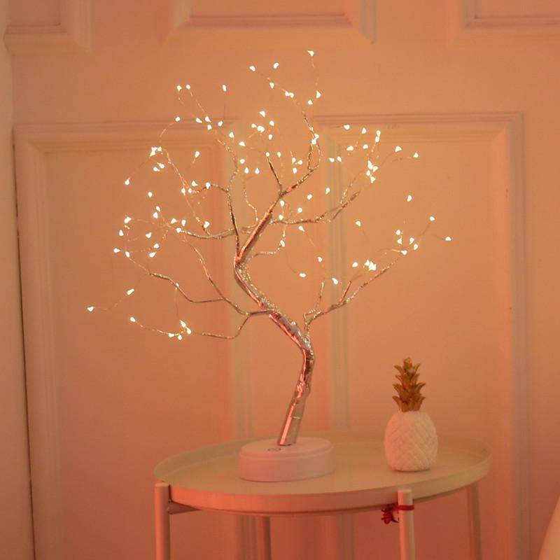 LED Bonsai Spirit Tree - Artificial Decorative Light Up Plant for Home, Office & Zen Garden Decor - Perfect for Meditation Rooms, Gift Giving & Feng Shui