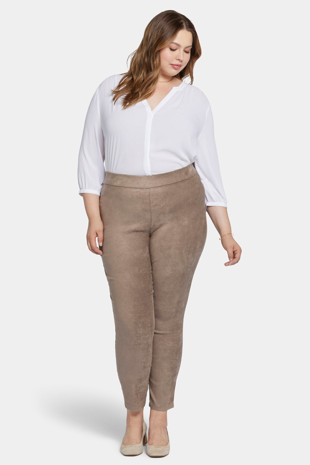Plus Size Basic Legging Pants - Saddlewood | Comfortable & Stretchy Women's Yoga Pants for Workout, Lounge & Everyday Wear