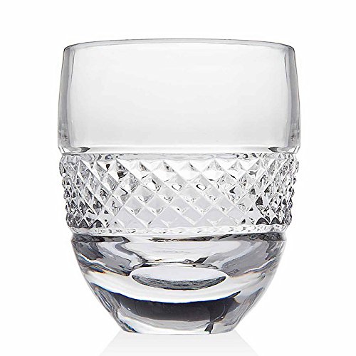 Premium 2 oz Leaded Crystal Whiskey Shot Glasses Set of 4 - Heavy Base, Elegant Design for Bourbon, Scotch & Liquor - Perfect for Home Bars, Parties & Gifts