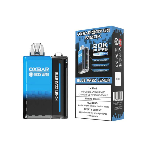 Blue Razz Lemon Oxbar 20K Disposable Vape - Refreshing Fruity Flavor for All-Day Vaping | Perfect for Travel, Work & Relaxation