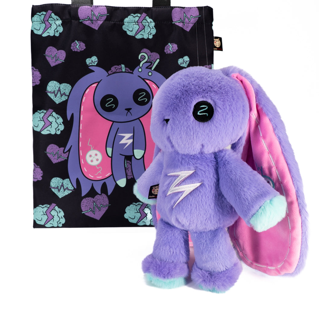 Plushie Dreadfuls Epilepsy V2 Stuffed Animal Toy - Soft Plush Comfort Companion for Kids, Awareness Support & Emotional Therapy