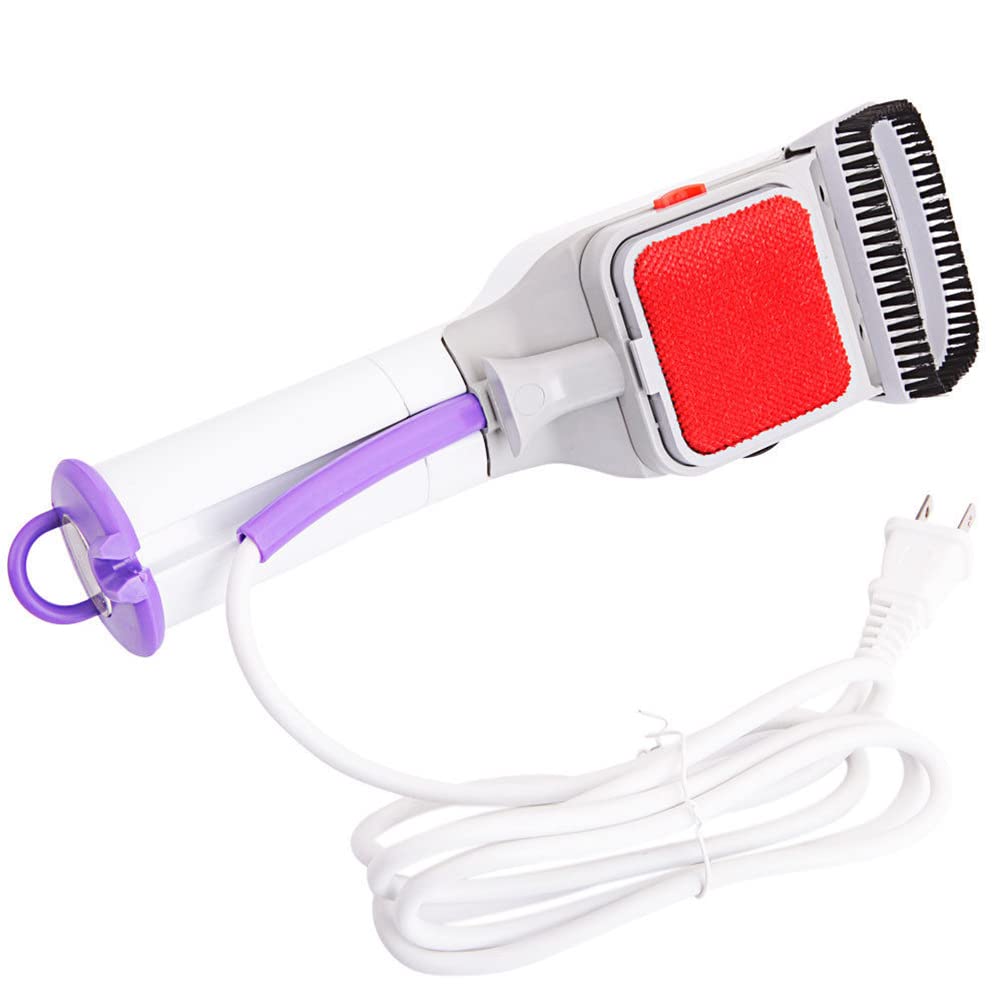 Portable Handheld Garment Steamer for Travel - Compact Clothes & Hair Steamer with Brush & Basket - Perfect for Wrinkle Removal at Home, Hotels, and On The Go