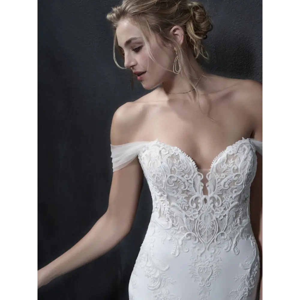 Sottero & Midgley Giovannetta Wedding Dress Sample Sale - Elegant Lace Bridal Gown for Church Ceremony & Reception