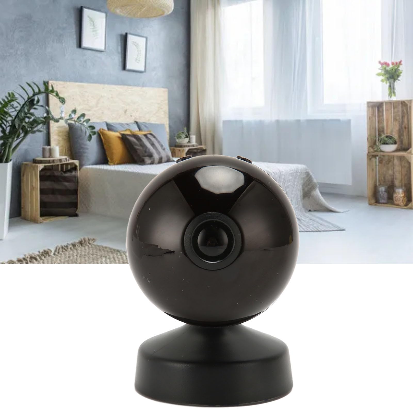 Wireless WiFi Security Camera with Night Vision & Motion Detection - Indoor Home Surveillance Camera for Baby, Elderly & Pet Monitoring - Perfect for Nursery, Living Room & Backyard Security