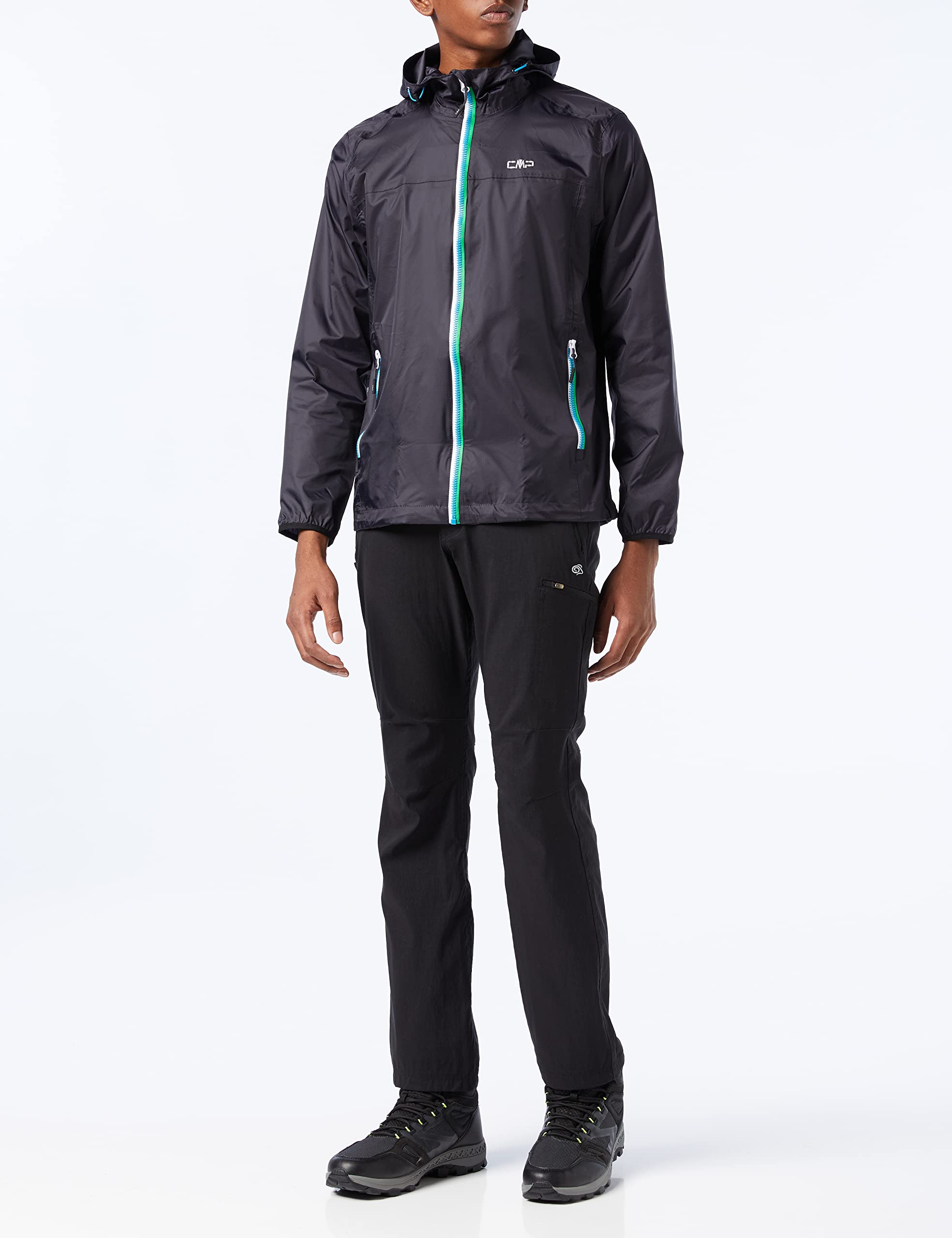 Waterproof Men's Rain Jacket - Lightweight Windproof Outdoor Raincoat for Hiking, Camping & Commuting
