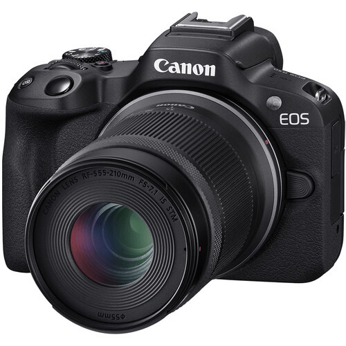 Canon EOS R50 Mirrorless Digital Camera with 18-45mm & 55-210mm Lenses Kit - 4K Video, Dual Pixel AF, Black | Perfect for Vlogging, Travel Photography & Content Creation